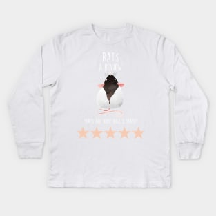 Rat Review Kids Long Sleeve T-Shirt